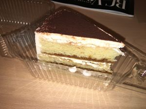 tiramisu  at Bonus Bakery in Vancouver