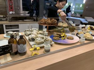 Cinnamon roll is my favorite  at Bonus Bakery in Vancouver