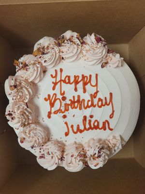 Rosewater guava cake was so good at Valhalla Bakery in St Petersburg