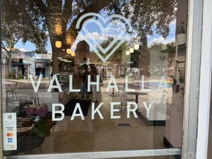 Front door  at Valhalla Bakery in St Petersburg