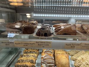 Vegan baked goods  at Valhalla Bakery in St Petersburg