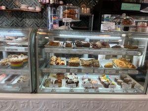 Inside of bakery at Valhalla Bakery in St Petersburg