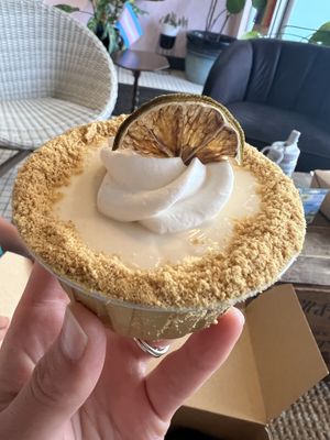 Key lime pie  at Valhalla Bakery in St Petersburg