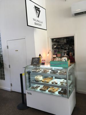 Register area. at Valhalla Bakery in St Petersburg