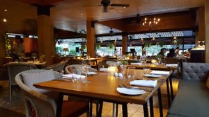 Nice ambience in the restaurant. Live music some nights. at Prego in Koh Samui