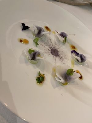 Purple potato  at Antonio Chiodi Latini in Turin