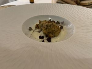 Smoked cauliflower at Antonio Chiodi Latini in Turin