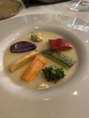 Minestrone freddo  at Antonio Chiodi Latini in Turin
