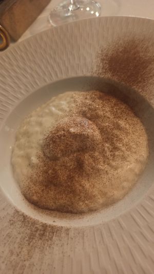 Risotto nel latte di mandorla at Antonio Chiodi Latini in Turin