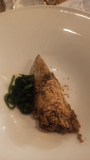 Brasato di indivia con funghi at Antonio Chiodi Latini in Turin