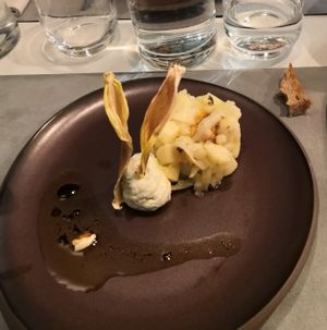 Delicious starter (part of a 3 course lunch) perfect size at Antonio Chiodi Latini in Turin