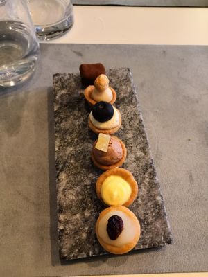 Dessert taster board, if you didnt know what to choose and want to sample it all :D at Antonio Chiodi Latini in Turin