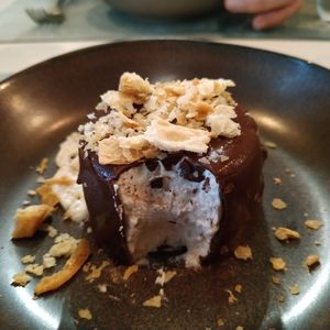 Semifredo with haselnut  at Antonio Chiodi Latini in Turin