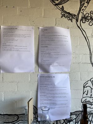 Menu May 2020 at OOOMPH in Gosford
