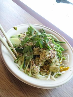 Vegan poke bowl at Poke Bowl in Tallinn