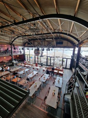 Interior at Pllek in Amsterdam