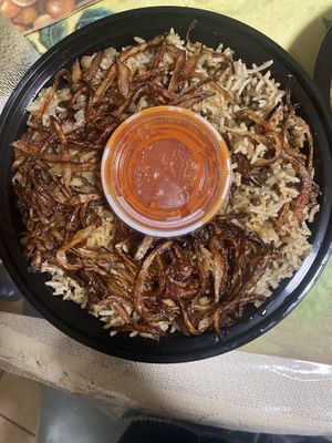 Mujaddara. Great flavor at FEZ in Mamaroneck