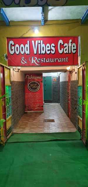 Welcome ☺️ at Good Vibes Cafe in Agra