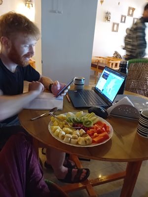  at Good Vibes Cafe in Agra