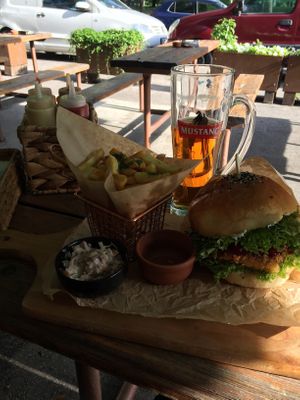 perfect combo with the beer at Vegan Pub in Bratislava