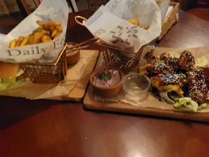 Slovak Burger Menu, Nugget Menu and 1l of lemondade for 25€ ! at Vegan Pub in Bratislava