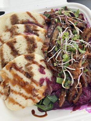 Vegan duck  at Vegan Pub in Bratislava