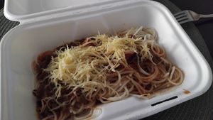 Bolognese.mala porcia at Vegan Pub in Bratislava