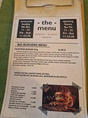  at Vegan Pub in Bratislava