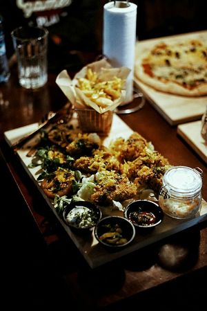 Vegan burger at Vegan Pub in Bratislava