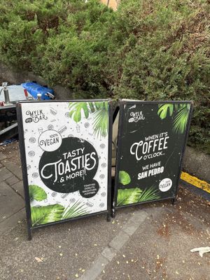 Signage haha  at Little Mylkbar in Parkville