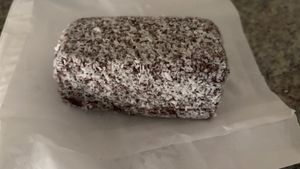Lamington   at Little Mylkbar in Parkville