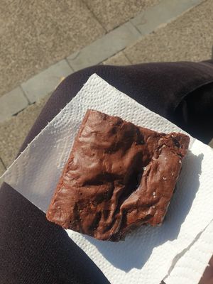 Brownie $7.00: yum! Fudgy in the middle  at Little Mylkbar in Parkville