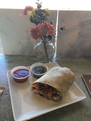 Breakfast burrito  at Tender Loving Coffee in Chico