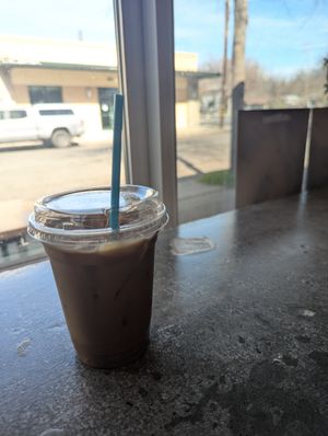 Lavender Oat milk Iced Latte at Tender Loving Coffee in Chico