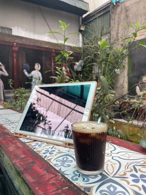   at Hidden Gem Cafe in Hanoi
