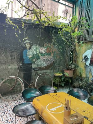   at Hidden Gem Cafe in Hanoi