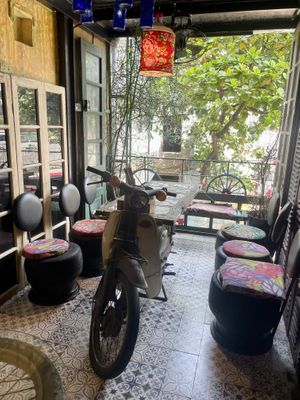   at Hidden Gem Cafe in Hanoi