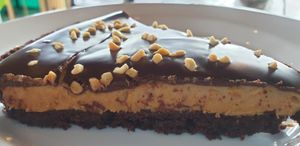 Peanut butter tart at Bad Love Club in Footscray