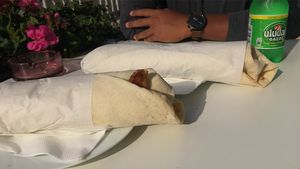 Seitan dürüm at Prime Kebap in Munich