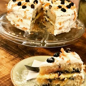 Lemon and Blueberries! Vegan and Gluten-free ❤️👍 at Babyccino Coffee in Evesham