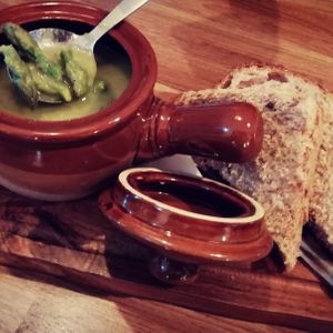 Our Soup of the day is always Vegan & Gluten free ☝️🌞 at Babyccino Coffee in Evesham