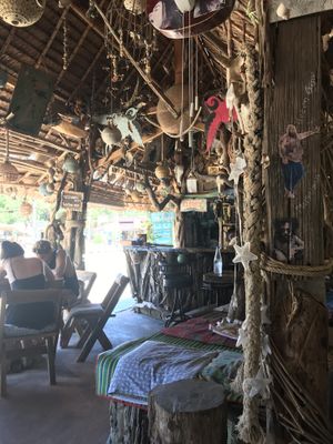 Inside  at Cloud 9 in Koh Lanta