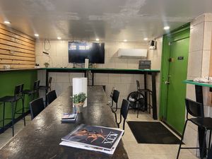 Inside waiting area   at Soul Food Vegan in Houston
