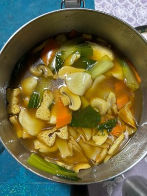 Hor Fun : very nutritional and tasty at Leaf Corner 慈素 - Sembawang in North Singapore