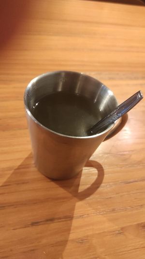 Drink with the roasted chicken set at Leaf Corner 慈素 - Sembawang in North Singapore