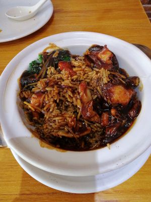 Craypot rice at Leaf Corner 慈素 - Sembawang in North Singapore