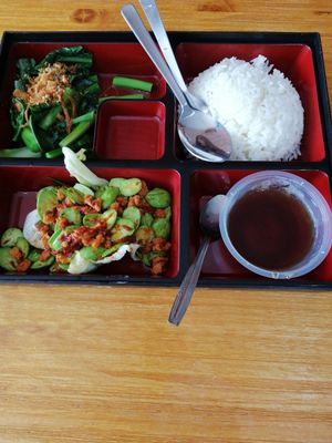 Petai bento set at Leaf Corner 慈素 - Sembawang in North Singapore