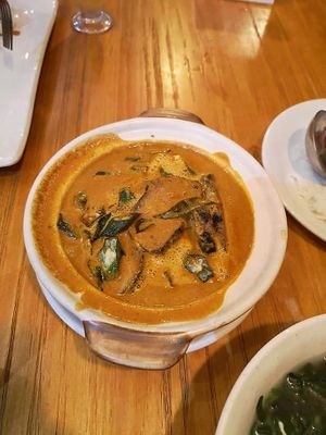 Fish curry at Leaf Corner 慈素 - Sembawang in North Singapore