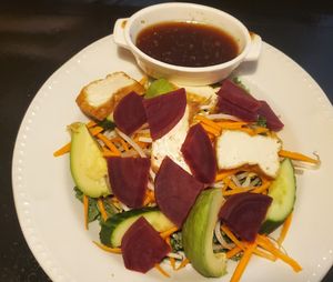 Beet salad at Green Earth Vegan Cuisine in Toronto