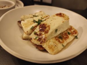 Halumi Cheese at Nola Kitchen in Porto